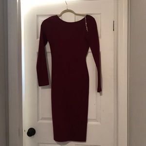 Lulus sexy back red dress